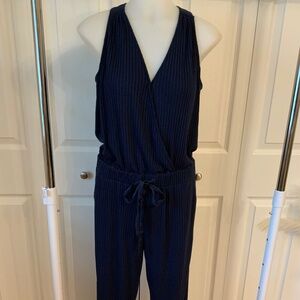 Anthropologie Saturday Sunday Navy Jumpsuit